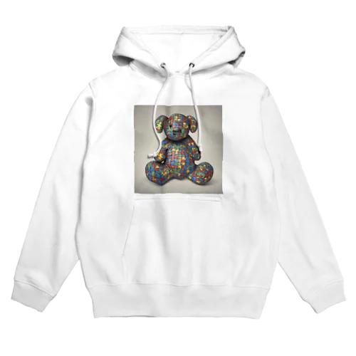 アートパズルベアグッズ Hoodie