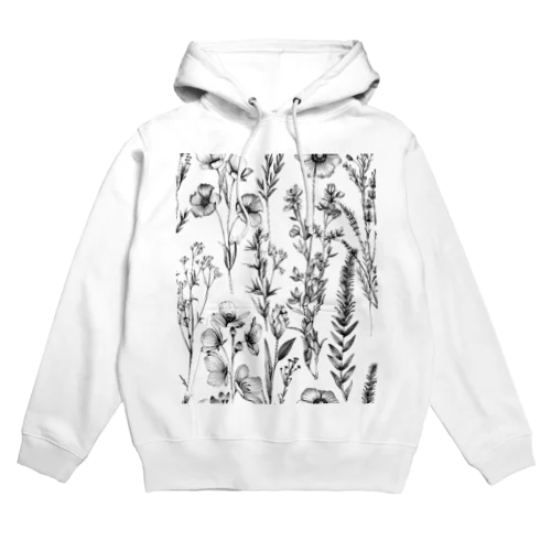 モノクロームの植物図鑑 Hoodie