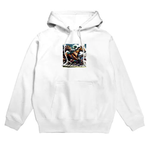 ゴール前1ハロン、それは競馬の魂が燃え上がる瞬間 Hoodie