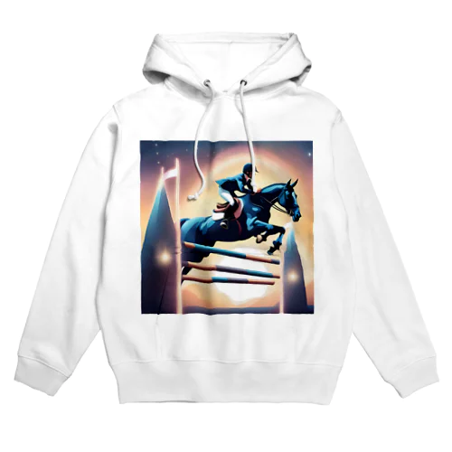 障害馬術 Hoodie