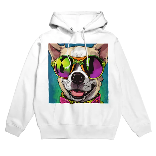 サングラスな犬 Hoodie