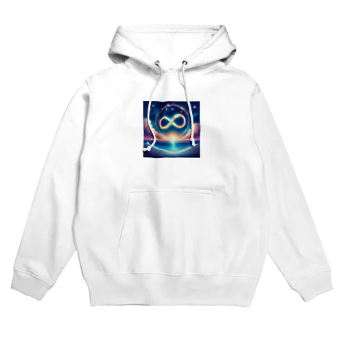 夢幻的なインフィニティブルー Hoodie