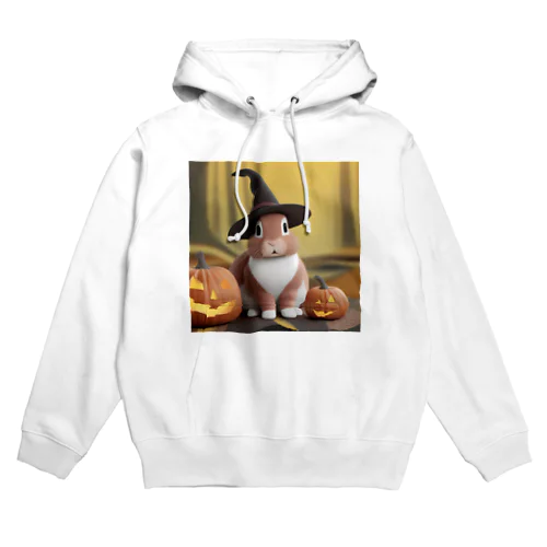 ハロウィンのうさぎ Hoodie