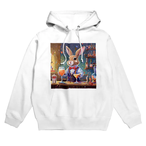 バーテンダーのうさぎ2 Hoodie