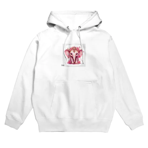 ピンクの像　なでしこ　1478 Hoodie