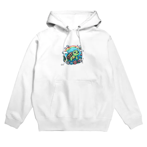 かわいいカメ Hoodie