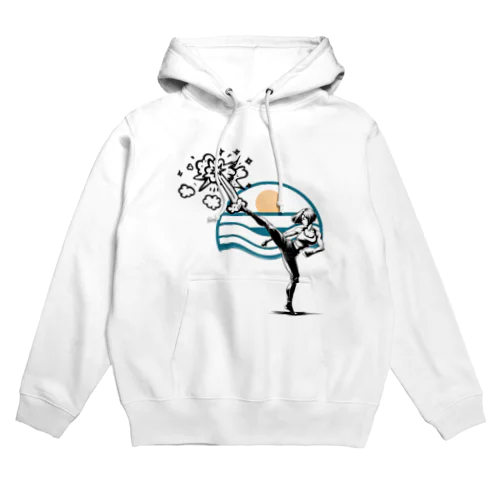 kick something up Hoodie