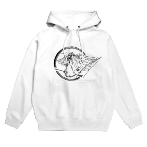 天使の線画 Hoodie