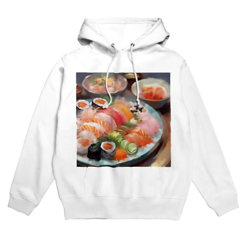 美しい寿司の絵画 Hoodie