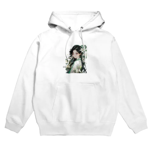 百合に囲まれた、娘　なでしこ1478 Hoodie