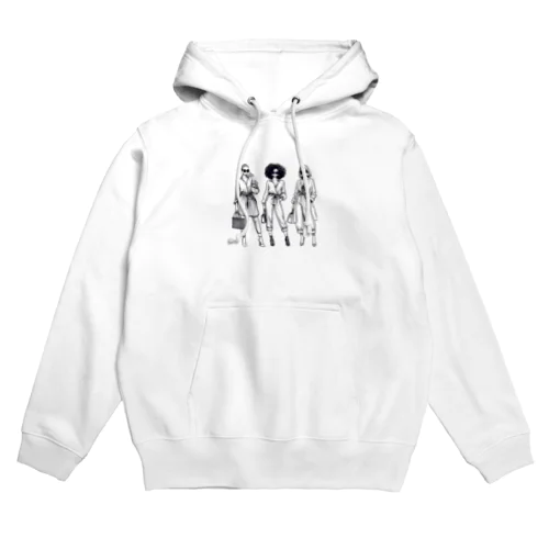 負けず嫌いな女たち Hoodie