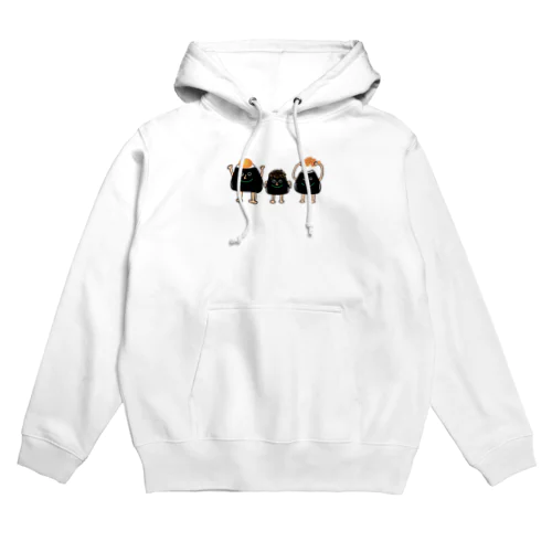 おにぎり達の半袖、長袖tシャツ、パーカー誕生！ Hoodie