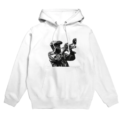 黒人のトランぺッター Hoodie