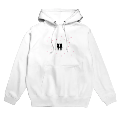 🌸🐰∞桜の花びらに囲まれてう∞🐰🌸 Hoodie