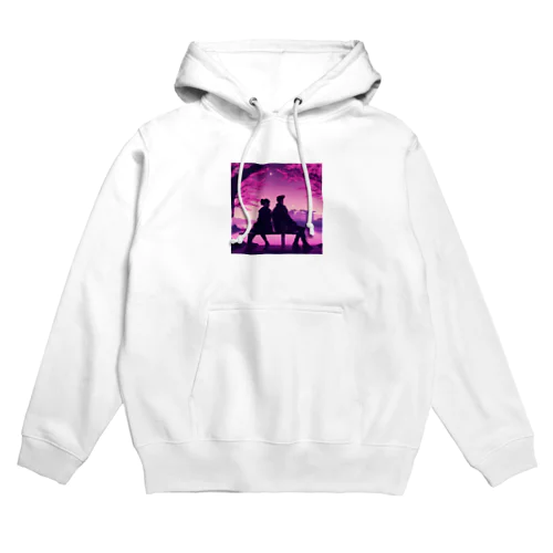 夜桜デート Hoodie