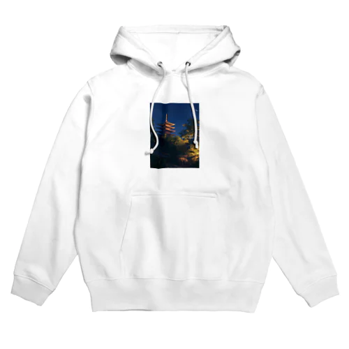 五重塔　なでしこ1478 Hoodie