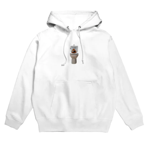 トイレの上のうんぽこ君 Hoodie