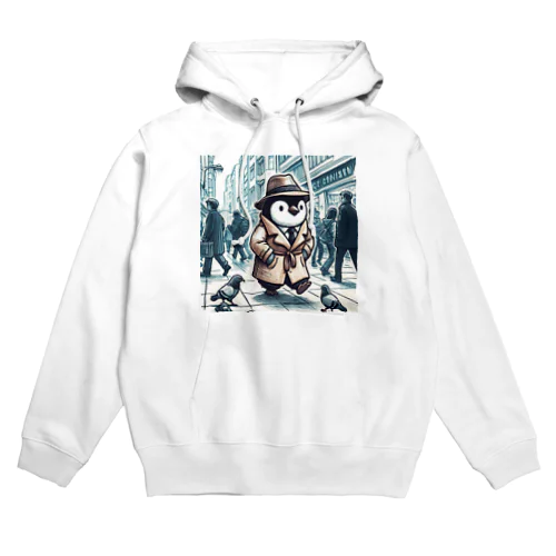 都会ペンギン Hoodie