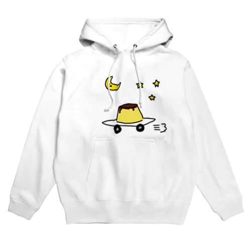 月夜に駆けるプリン Hoodie