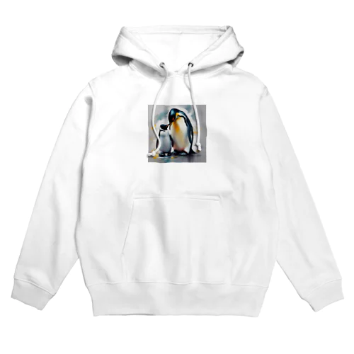 愛する家族と幸せに暮らすペンギン Hoodie