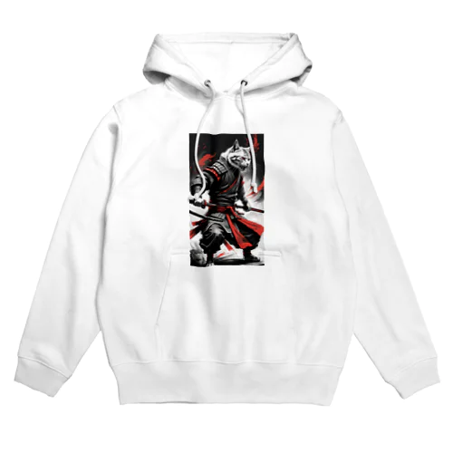 サムライ猫パート1[SAMURAI　CAT] Hoodie