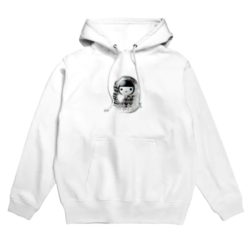 アルミホイルこけし Hoodie