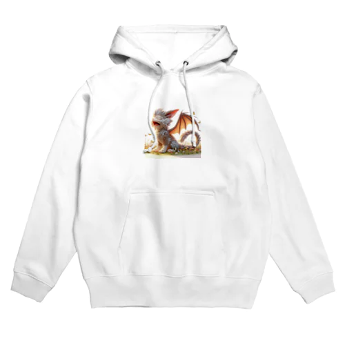 おはようあくび！猫ドラゴン Hoodie