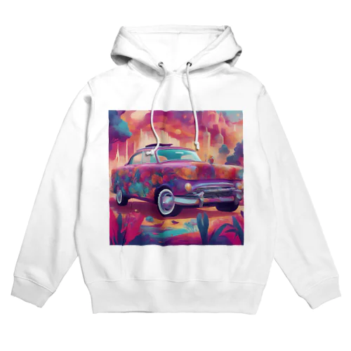 Art Paint Car Hoodie