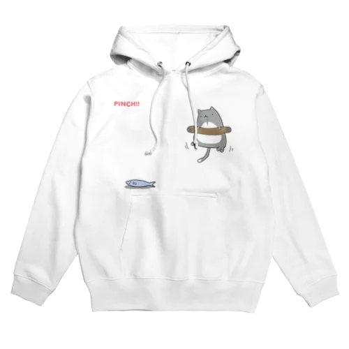 磔の刑の最中に魚を見つけた猫 Hoodie