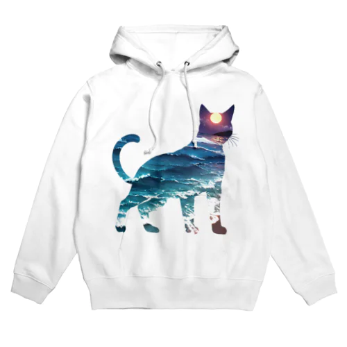 海と猫003 Hoodie