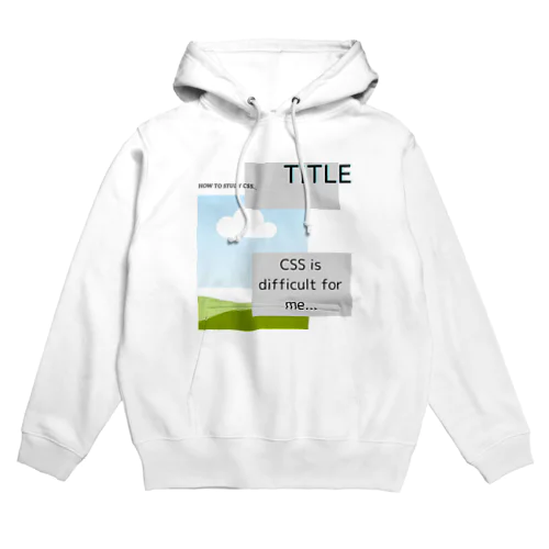 I got CSS! Hoodie