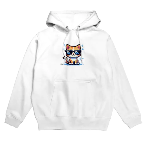 きらりんサングラスにゃんこ Hoodie