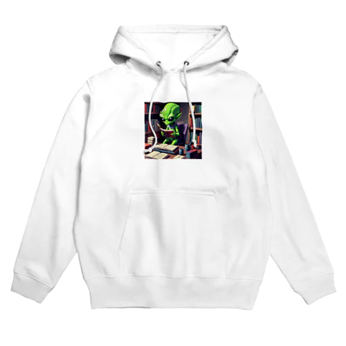 勉強する宇宙人 Hoodie