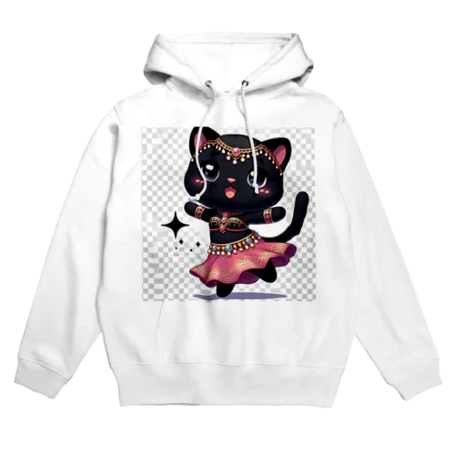 黒猫ベリーダンス Hoodie