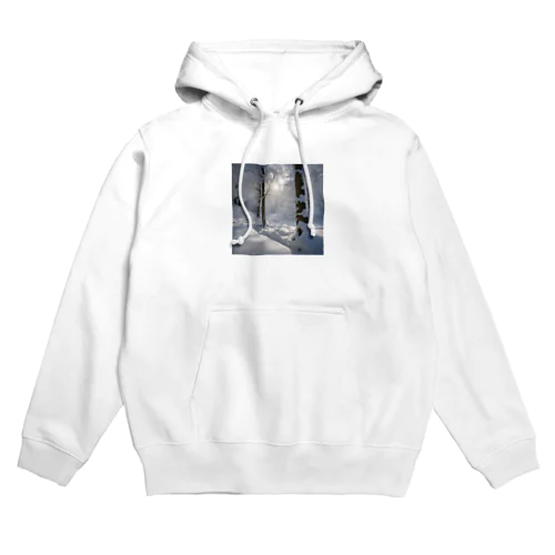 美しい雪景色グッズ Hoodie