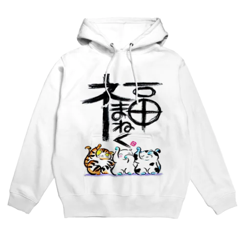 招き猫！福まねく Hoodie