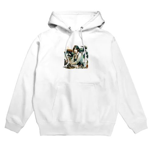 バイク女子サキ Hoodie