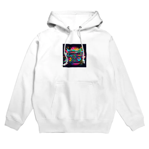 カラフルなラジカセくん Hoodie