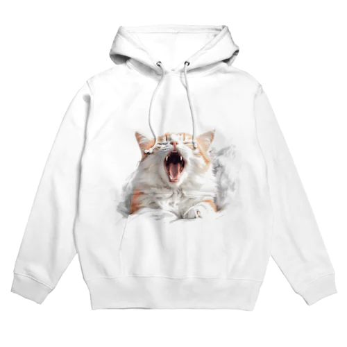 起床する猫ちゃん Hoodie