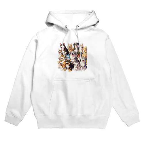 ワンコがたくさん Hoodie