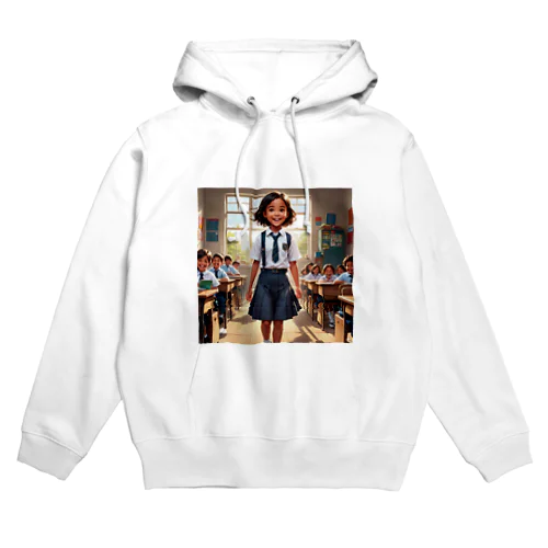 海外の小学生 Hoodie