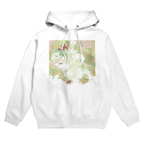 フラワーブーケ Hoodie