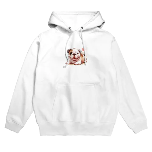 キュートなブルドッグ Hoodie