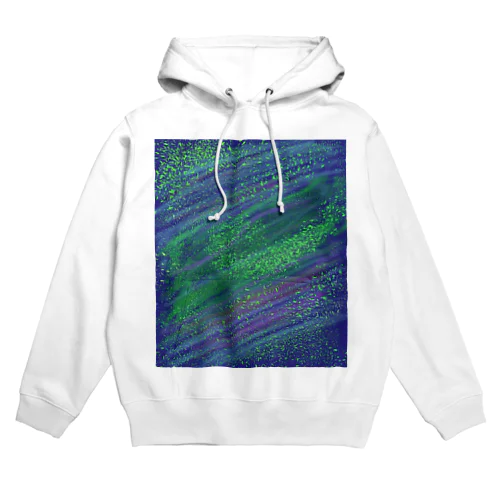 JUNSEN（純仙）天井に見えるオーロラとブリザードの光の反射 Hoodie