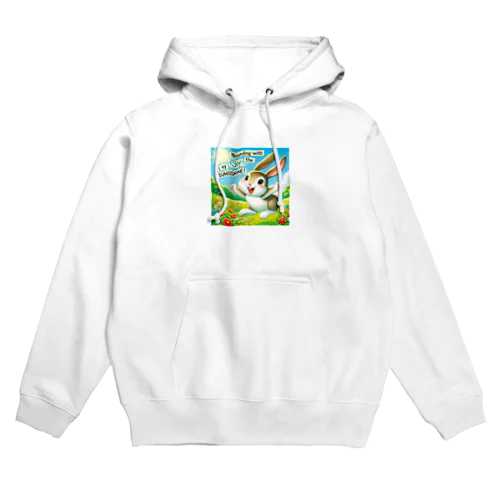 元気なウサギ Hoodie