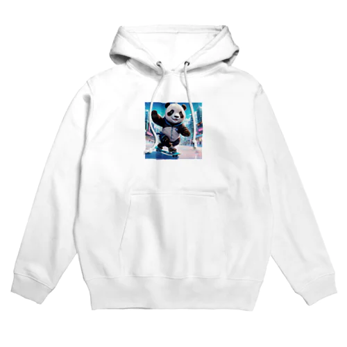 スケボーが楽しいパンダ Hoodie