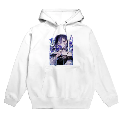 花菖蒲の優美な香り　BLUE PLUM  691 Hoodie