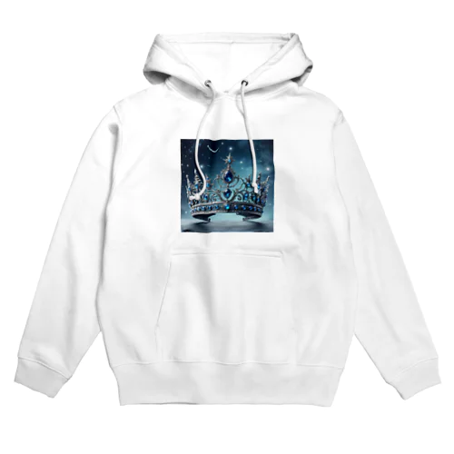 ブルーの幻想的なティアラ Hoodie