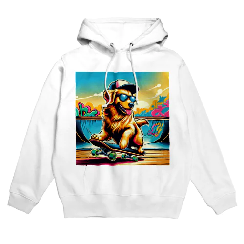 キャップ犬2 Hoodie