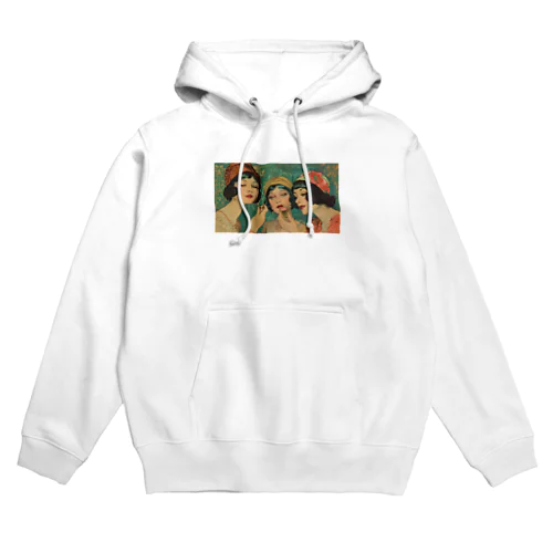 レトロ三姉妹 Hoodie